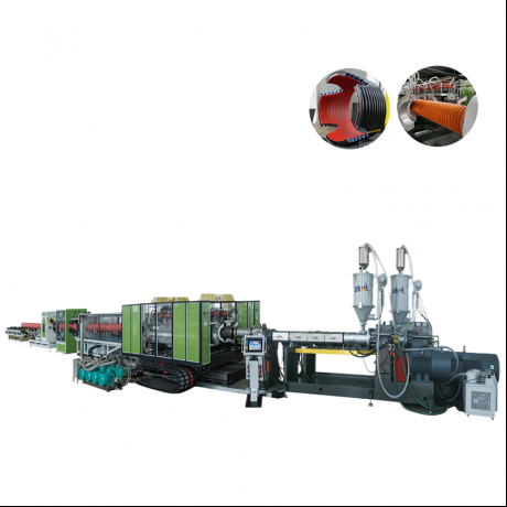 HDPE / PP / PVC Faʻavaʻa Ituaiga Faʻalua Pa Faʻapipiʻi Paipa Paipa Faʻasologa