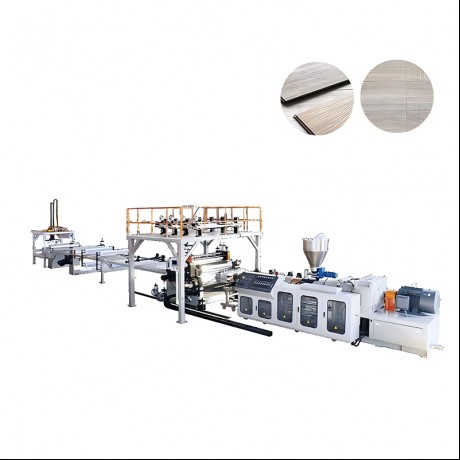 SPC Stone-plastic Environment Floor Extrusion Line mai le Jwell Machinery China